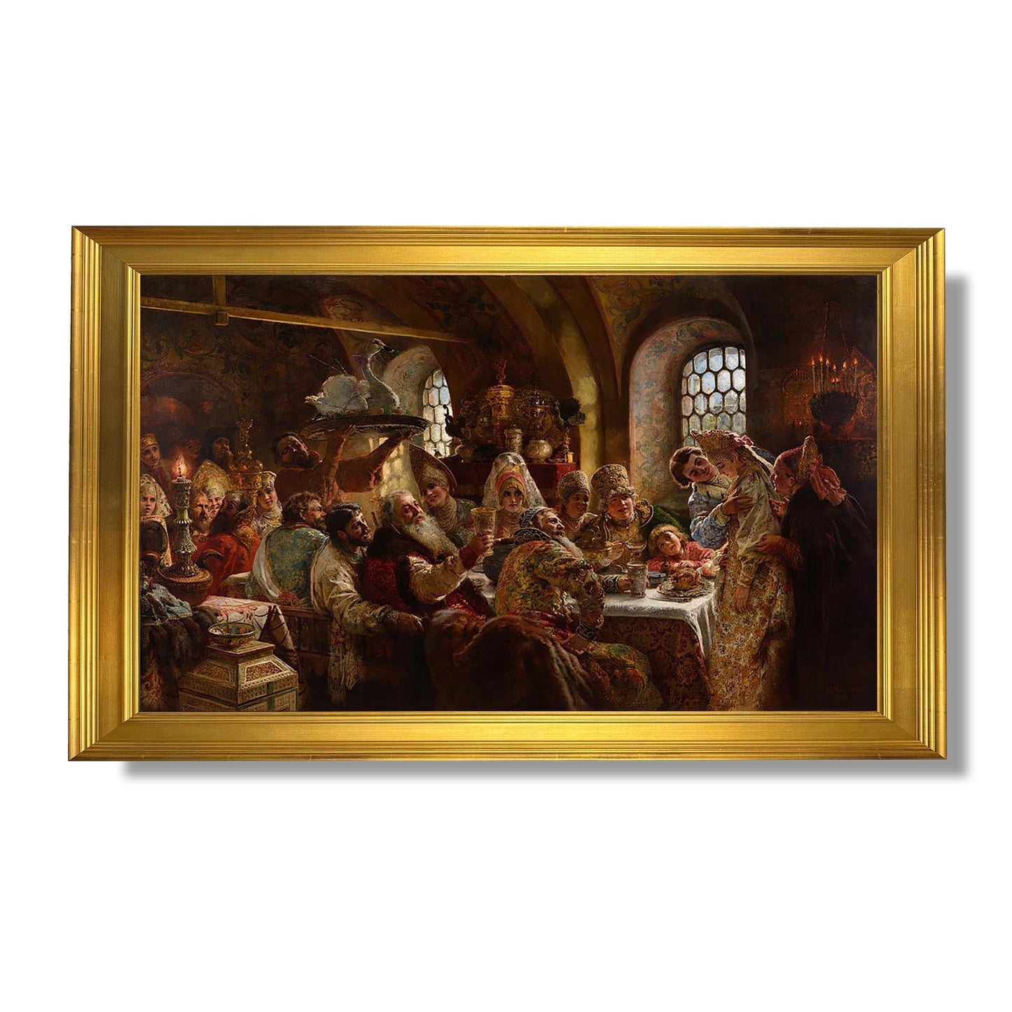 A Boyar Wedding Feast - Konstantin Makovsky