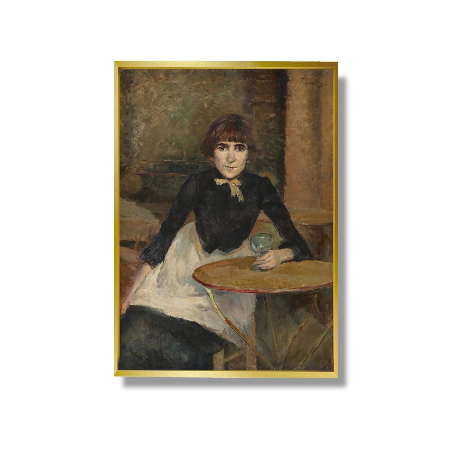 An der Bastille (Jeanne Wenz) - Henri de Toulouse-Lautrec