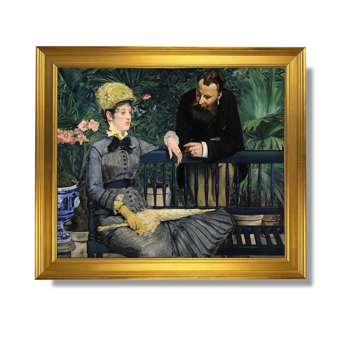 At the Conservatory - Edouard Manet