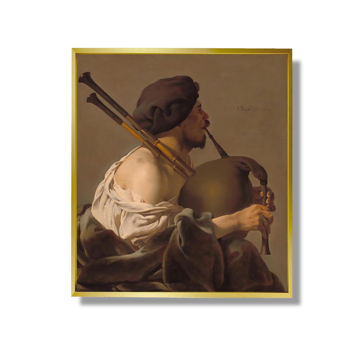 Bagpipe Player - Hendrick ter Brugghen