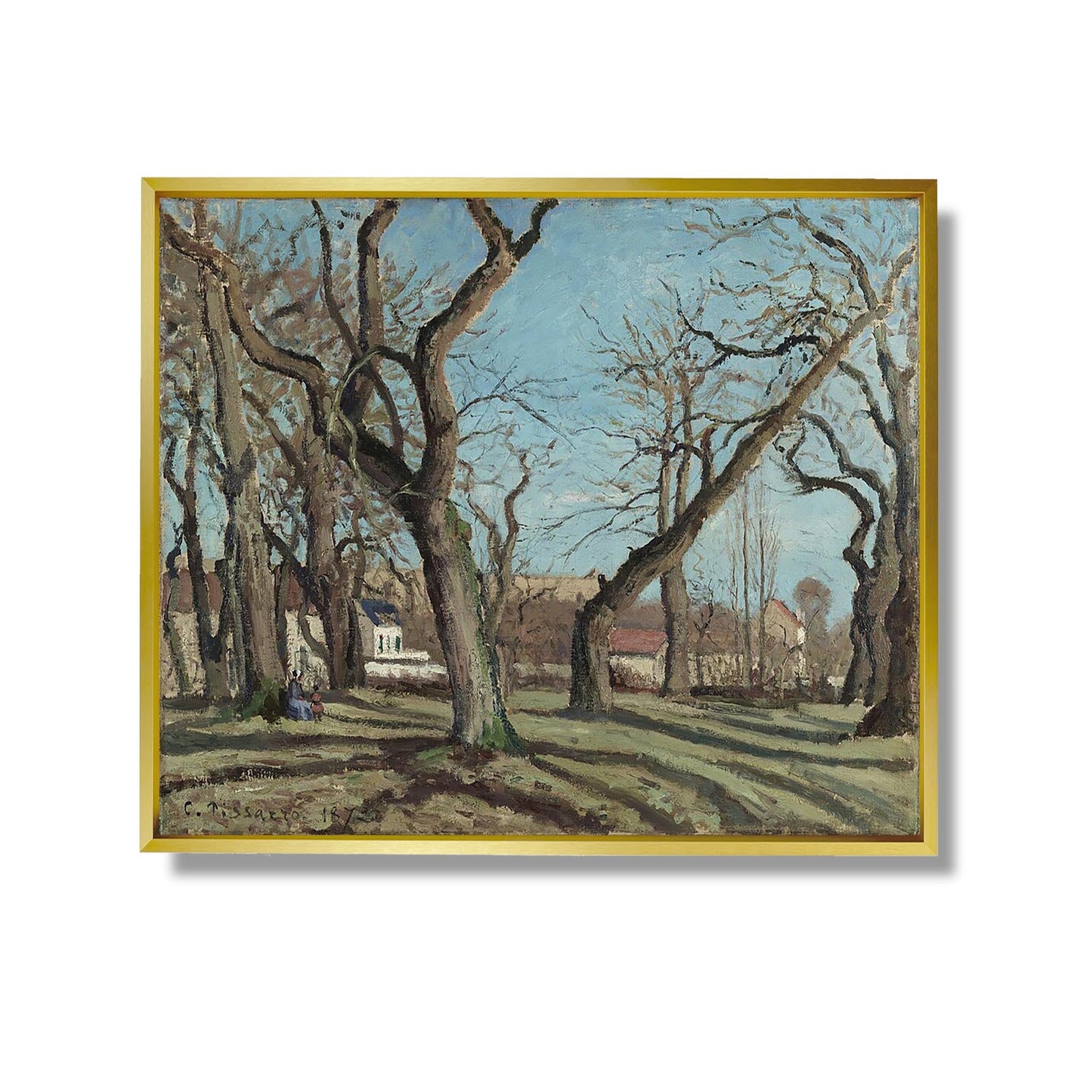 Kastanienwald in Louveciennes - Camille Pissarro