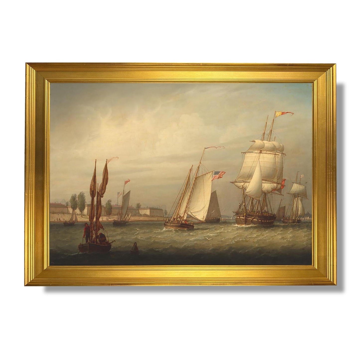 Bostoner Hafen - Robert Salmon