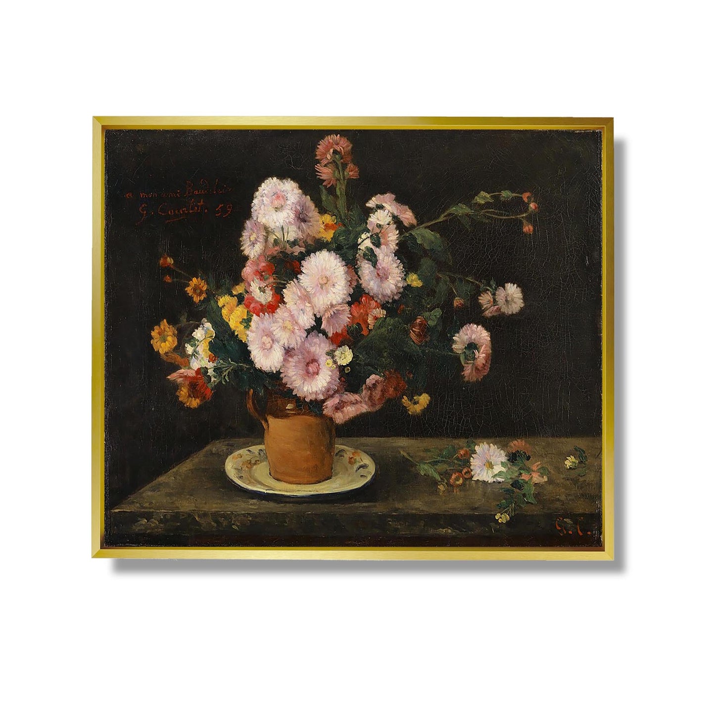 Asternstrauß - Gustave Courbet