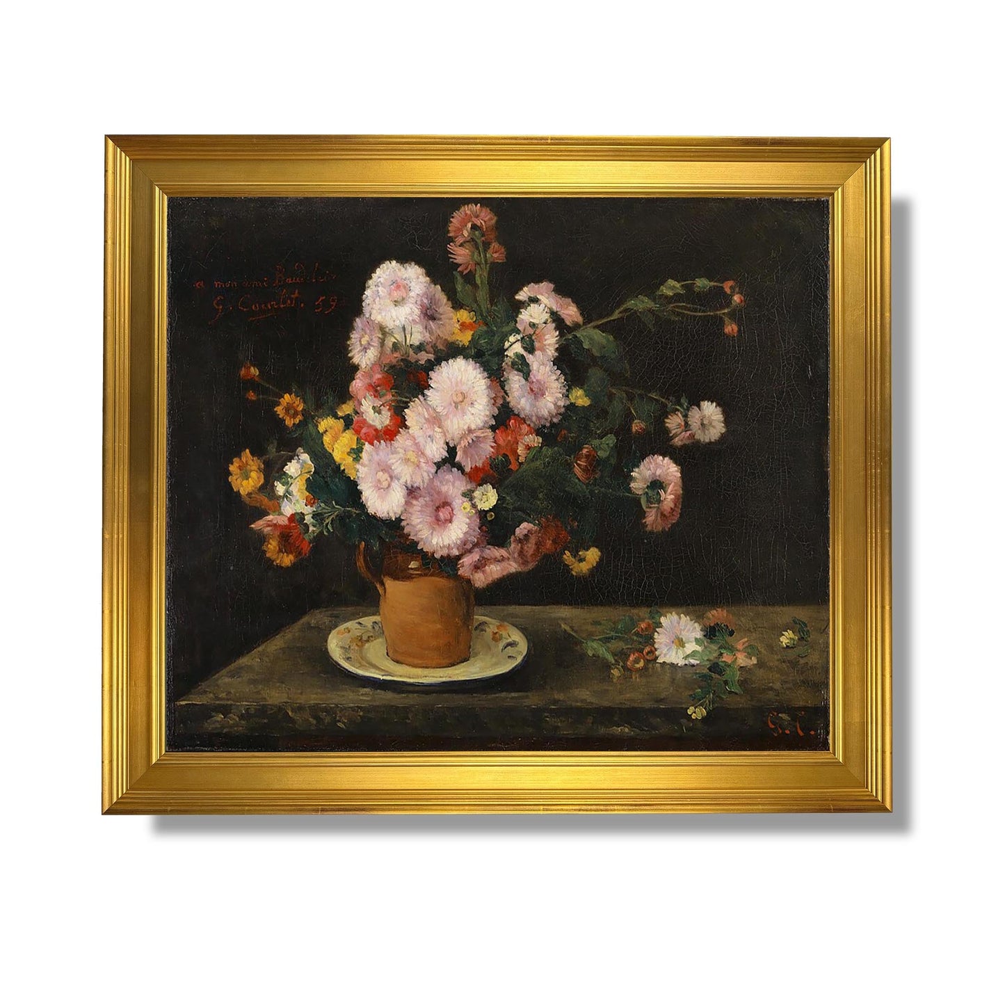 Bouquet of Asters - Gustave Courbet