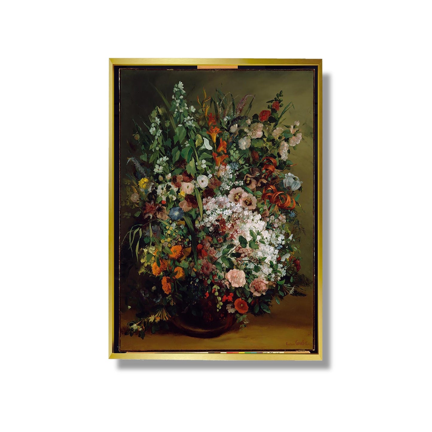 Blumenstrauß in einer Vase - Gustave Courbet