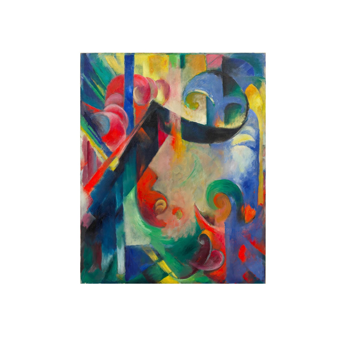 Sibirische Hunde im Schnee - Franz Marc