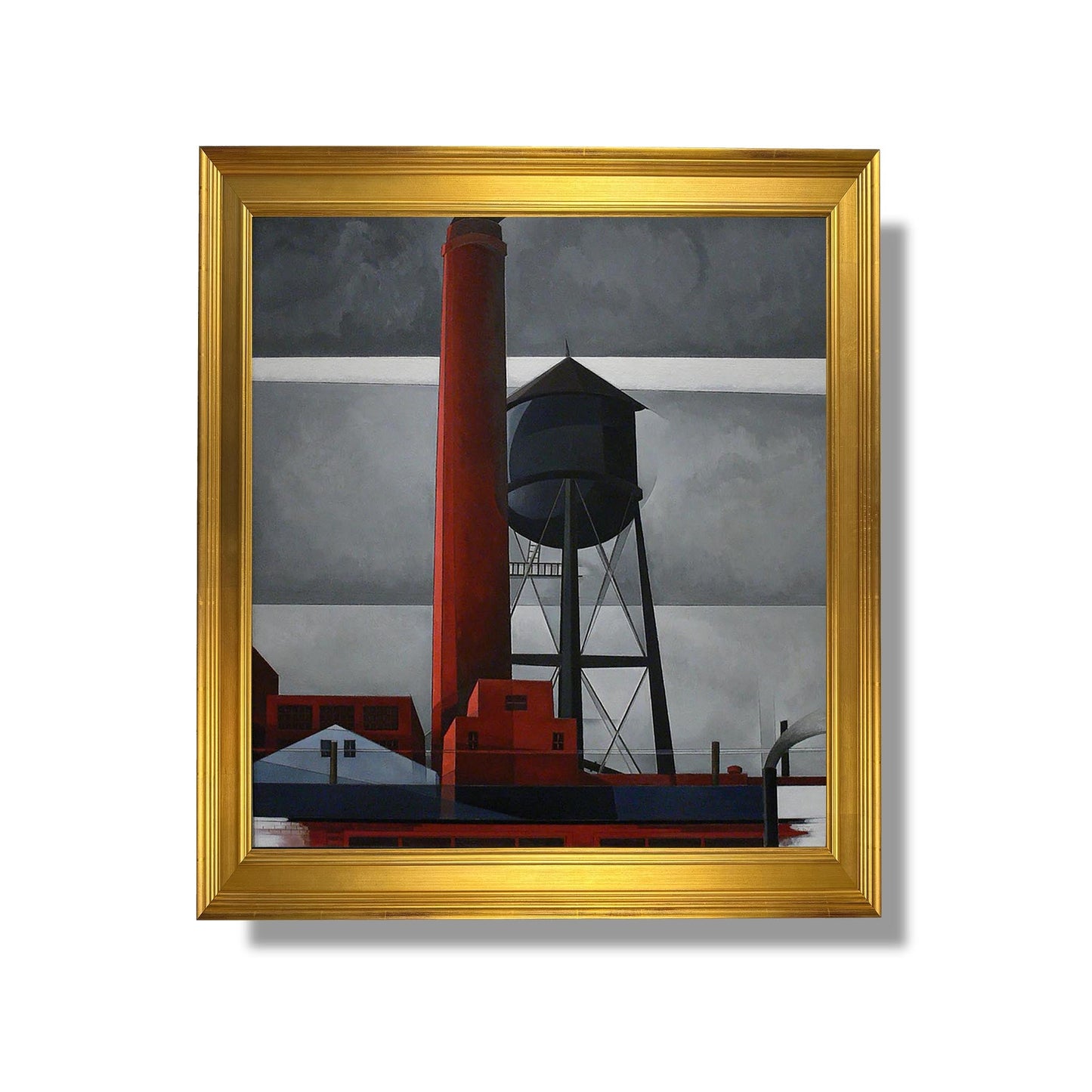 Schornstein und Wasserturm - Charles Demuth