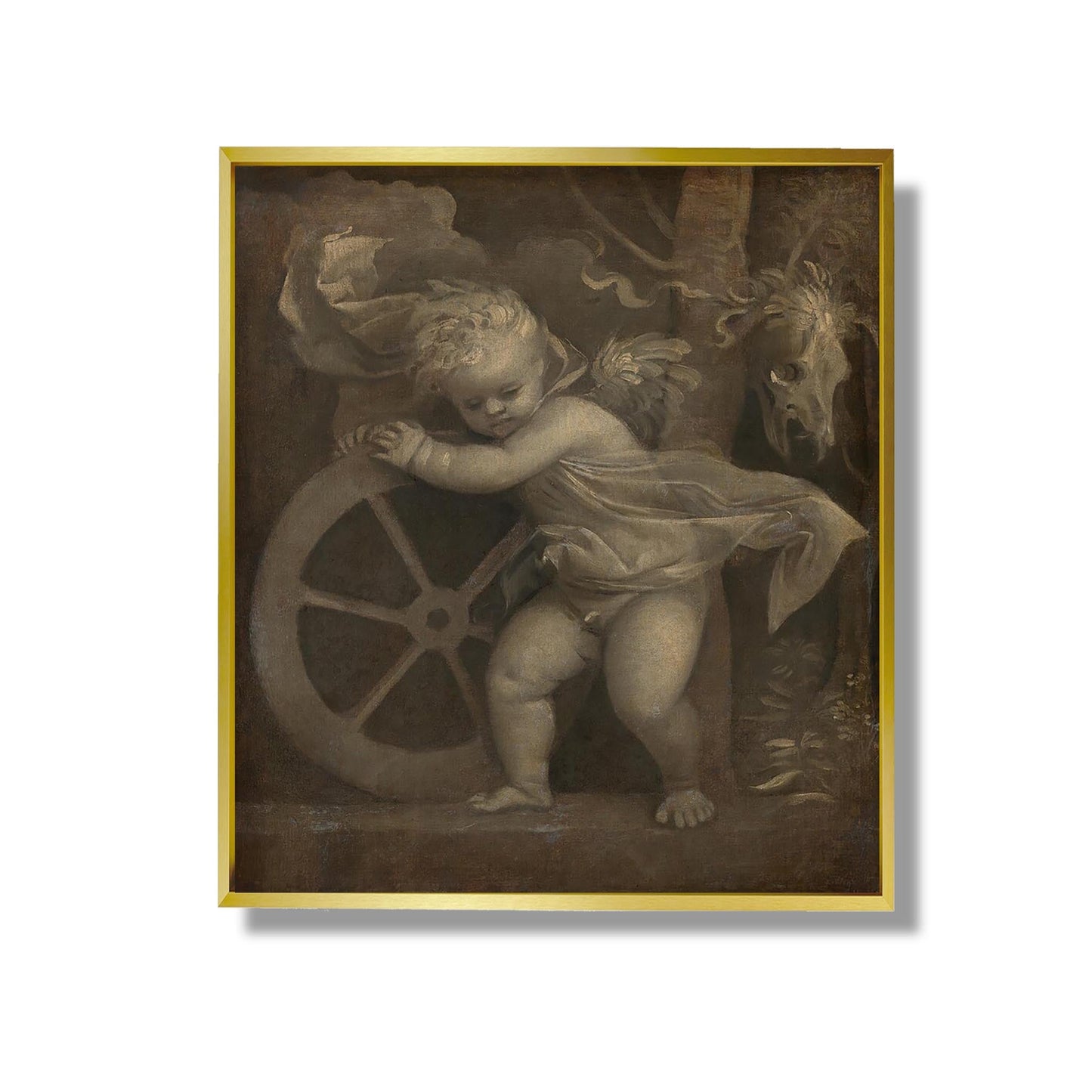 Amor mit dem Rad der Zeit - Tizian