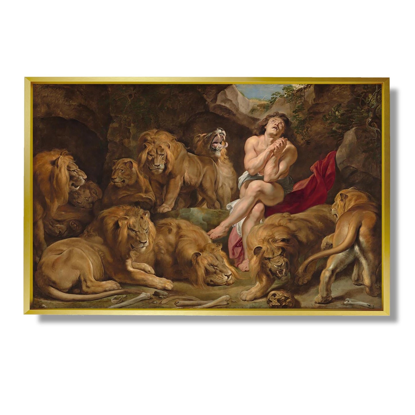 Daniel in the Lions' Den - Sir Peter Paul Rubens