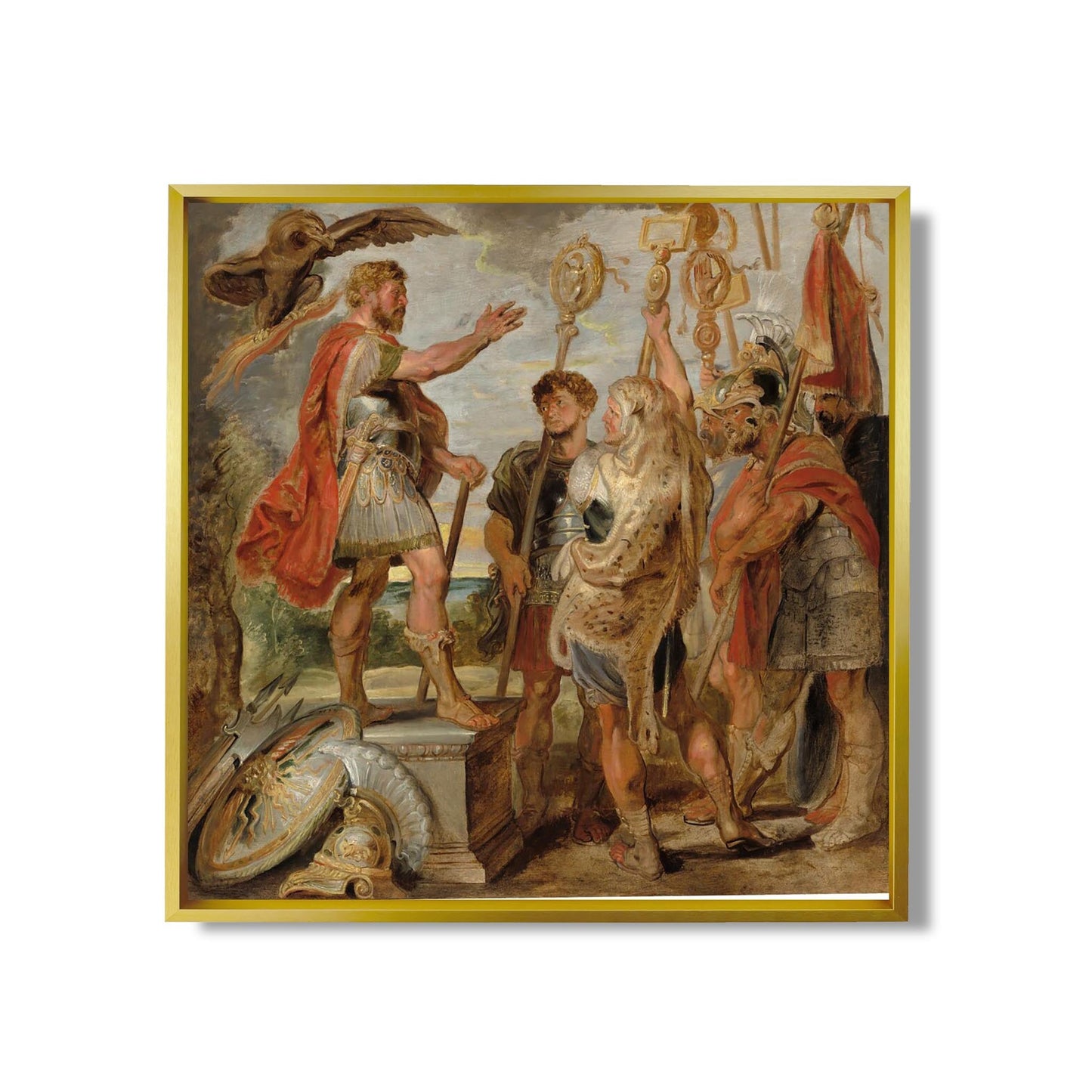 Decius Mus Addressing the Legions - Sir Peter Paul Rubens