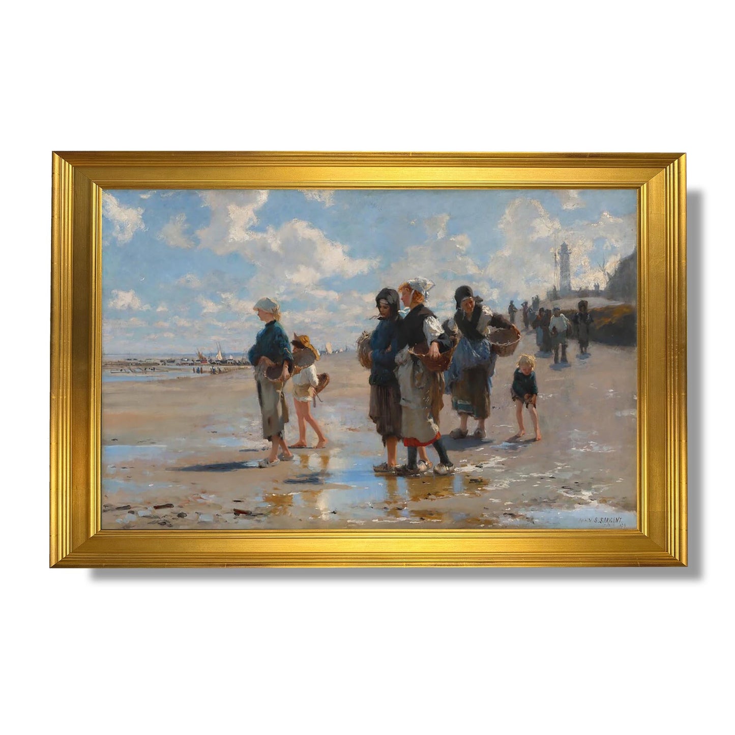 En route pour la pêche (Setting Out to Fish) - John Singer Sargent