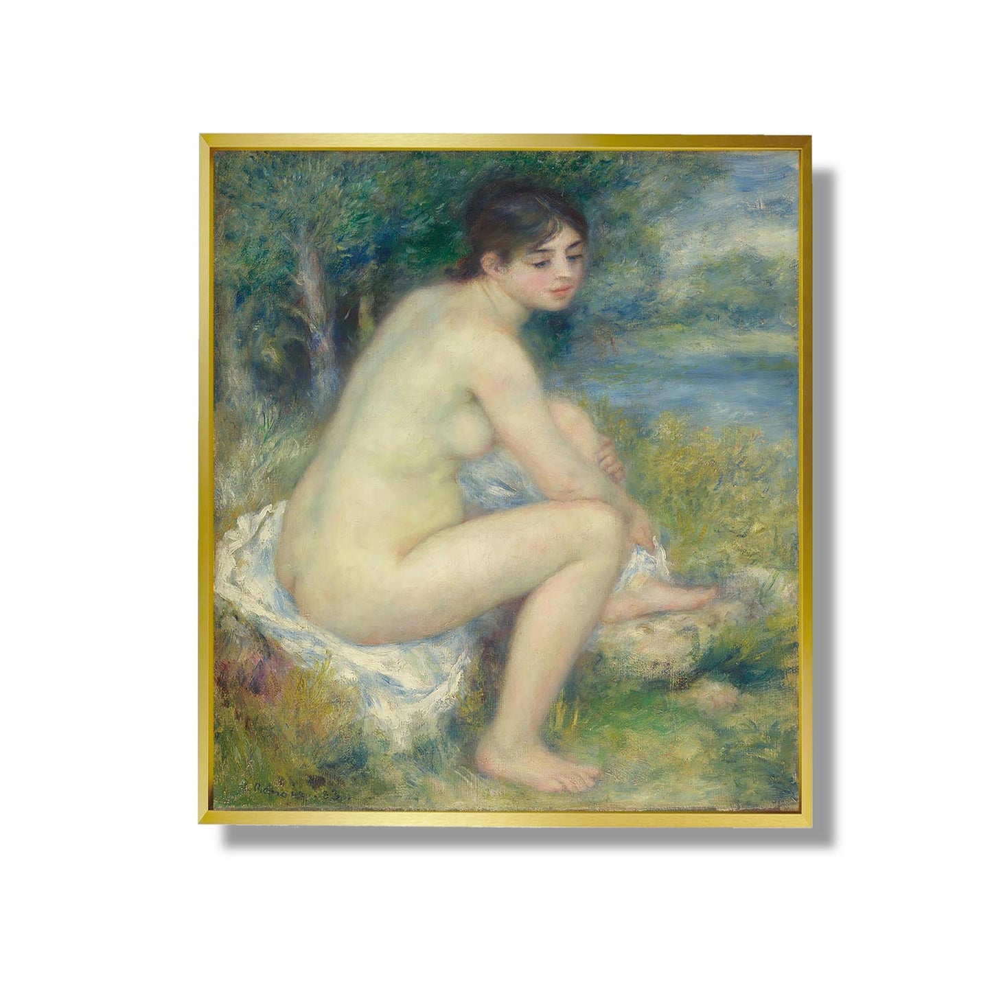 Femme Nue dans un Paysage - Pierre Auguste Renoir