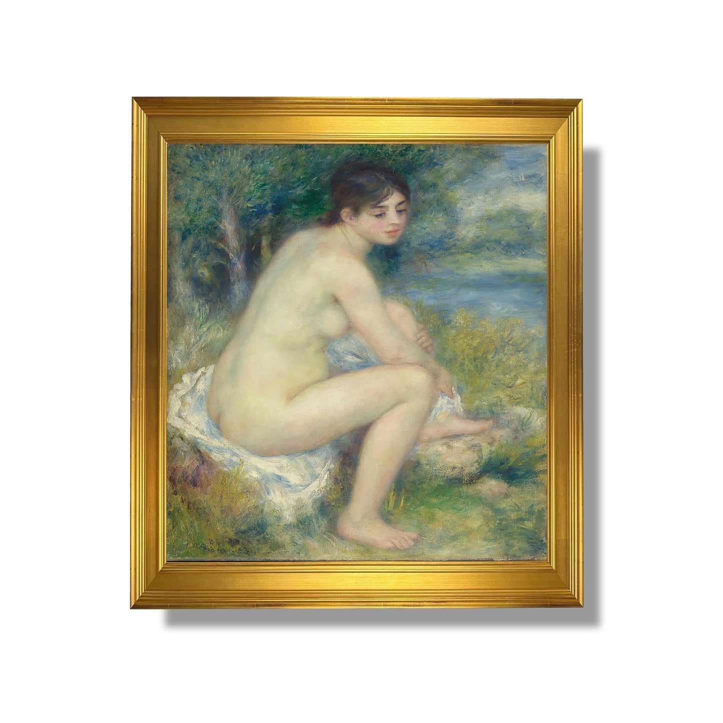 Femme Nue dans un Paysage - Pierre Auguste Renoir