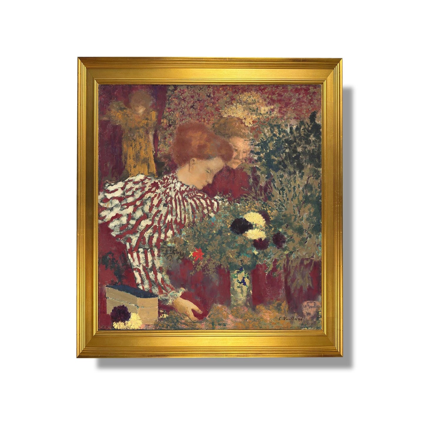 Femme en robe rayée - Edouard Vuillard