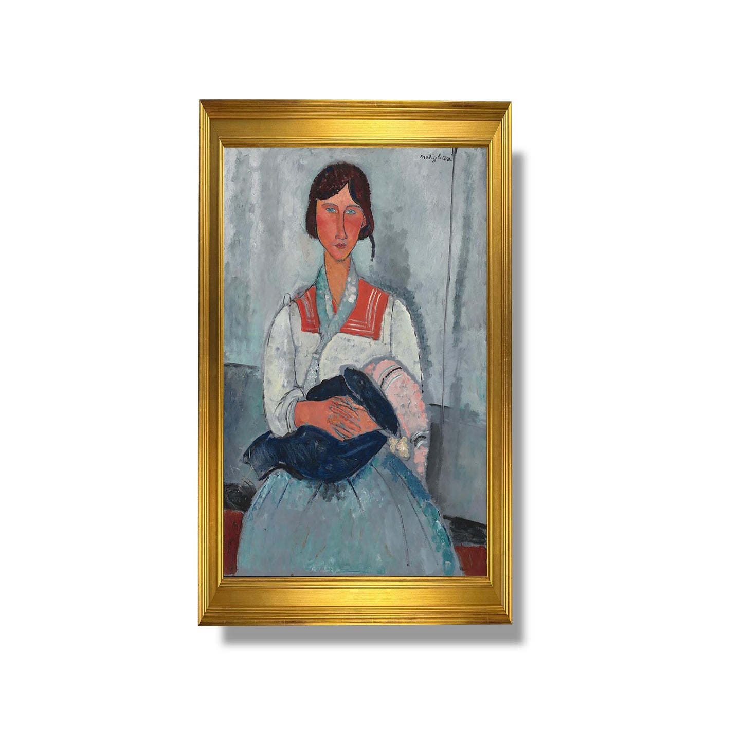 Roma-Frau mit Baby - Amedeo Modigliani