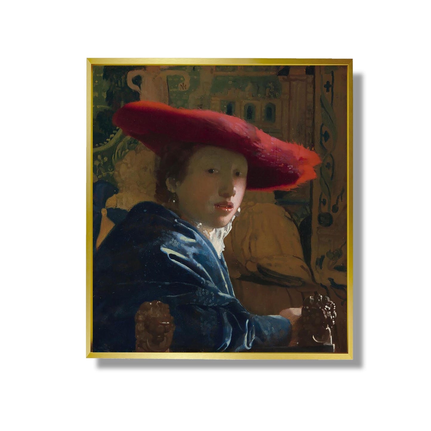 Fille au chapeau rouge - Johannes Vermeer