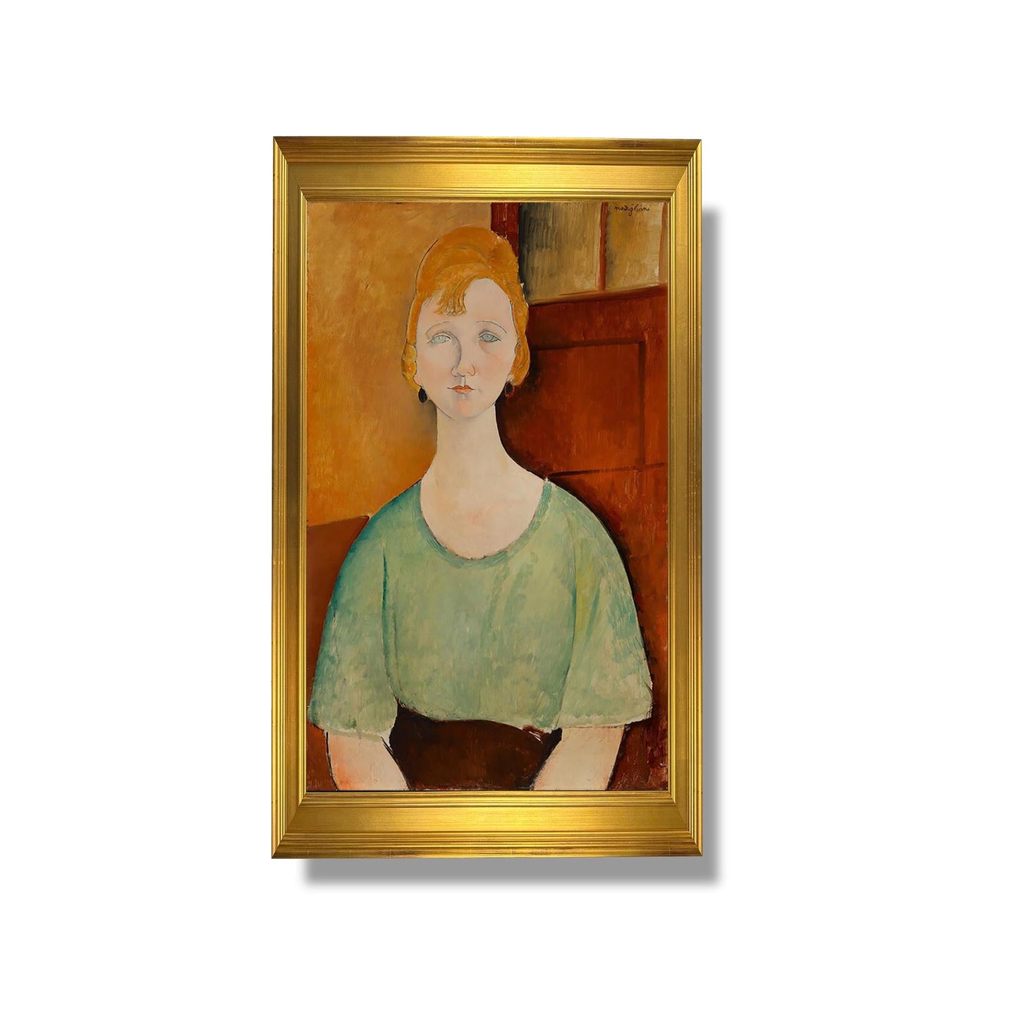 Fille en chemisier vert - Amedeo Modigliani