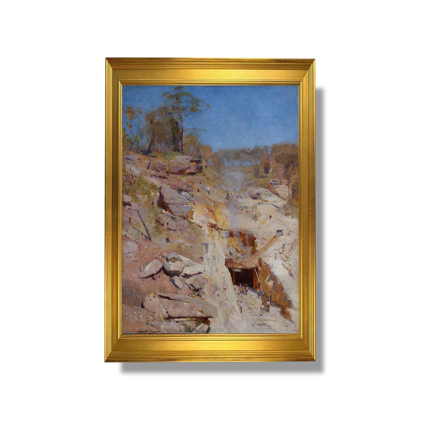 Das Feuer brennt - Arthur Streeton