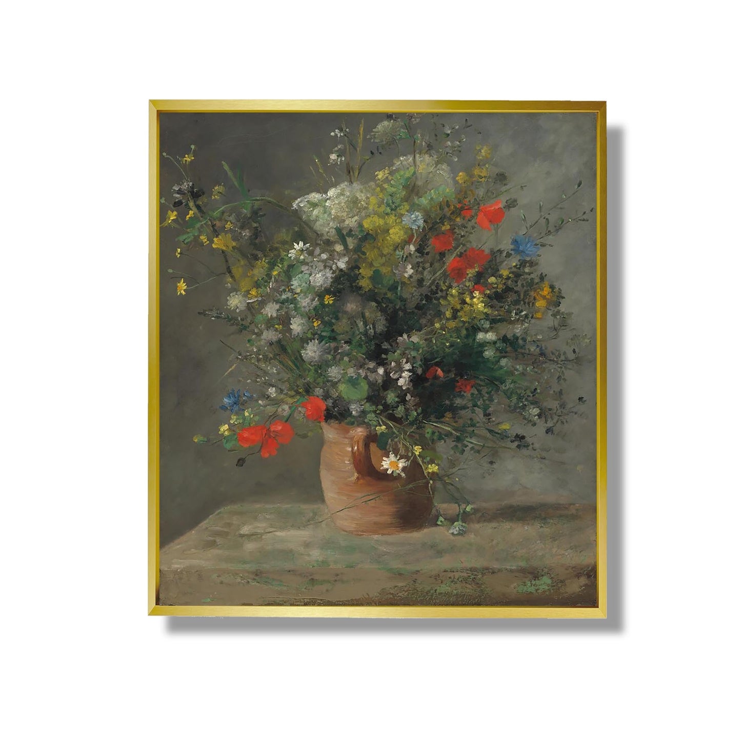 Fleurs dans un vase - Auguste Renoir