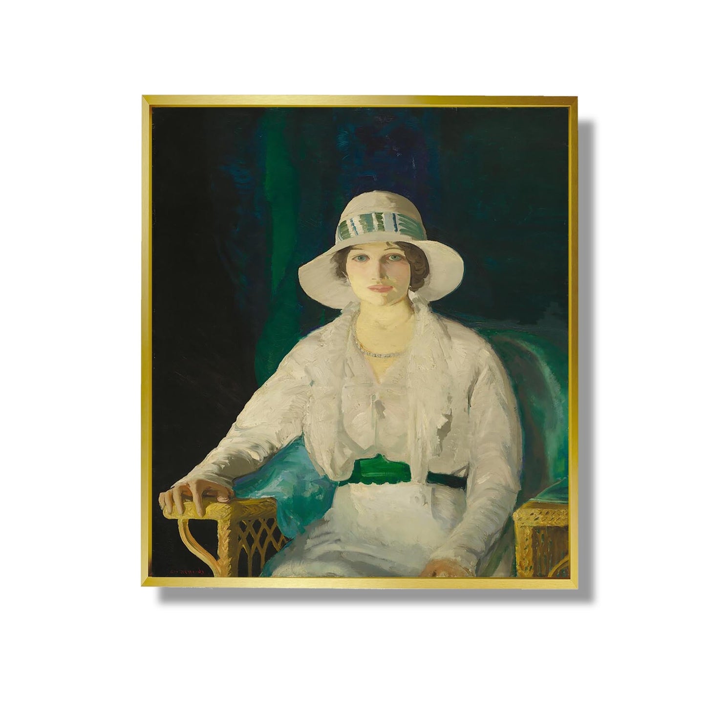 Florence Sittenham Davey (Mrs. Randall Davey) - George Bellows
