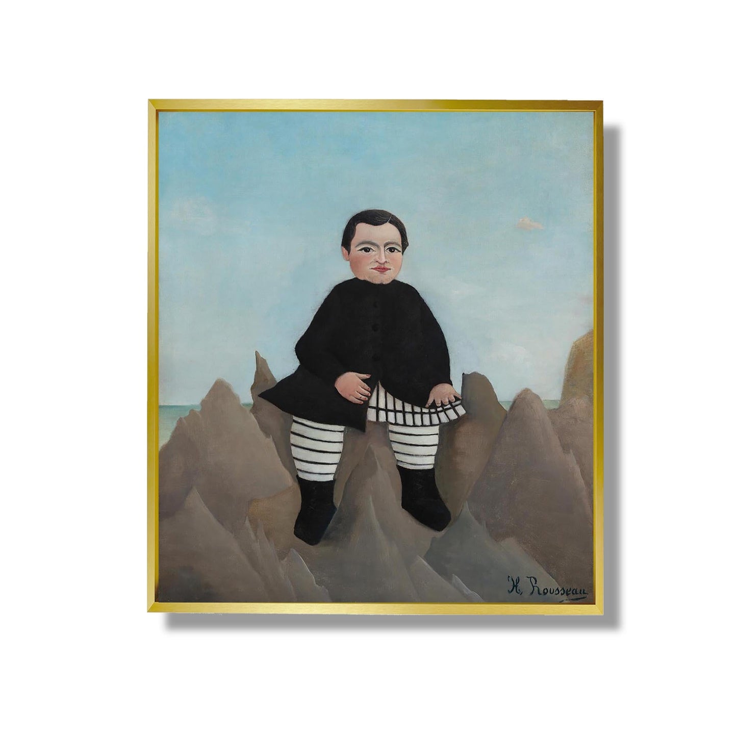 Garçon sur les Rôchers - Henri Rousseau