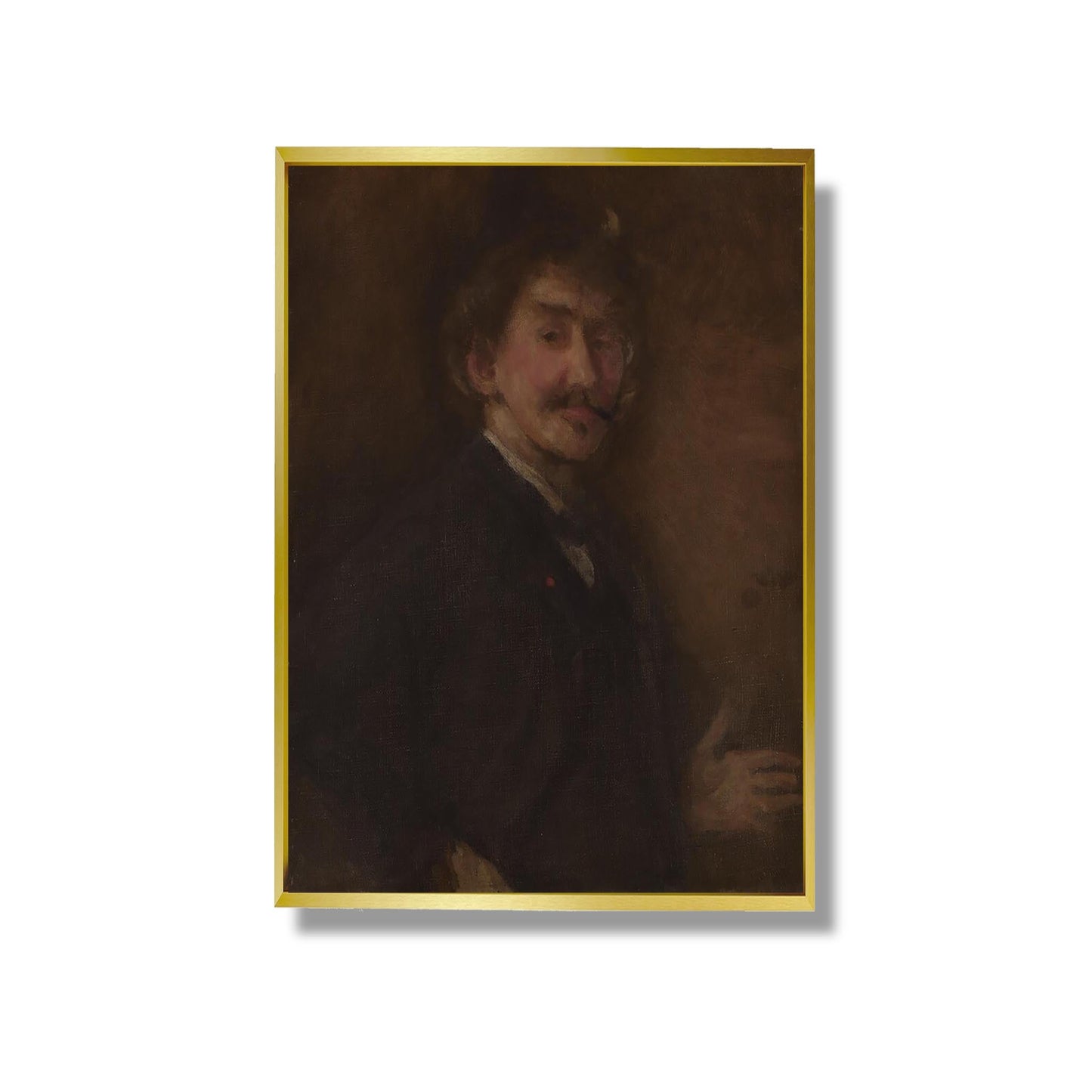 Gold and Brown: Self-Portrait - James McNeill Whistler