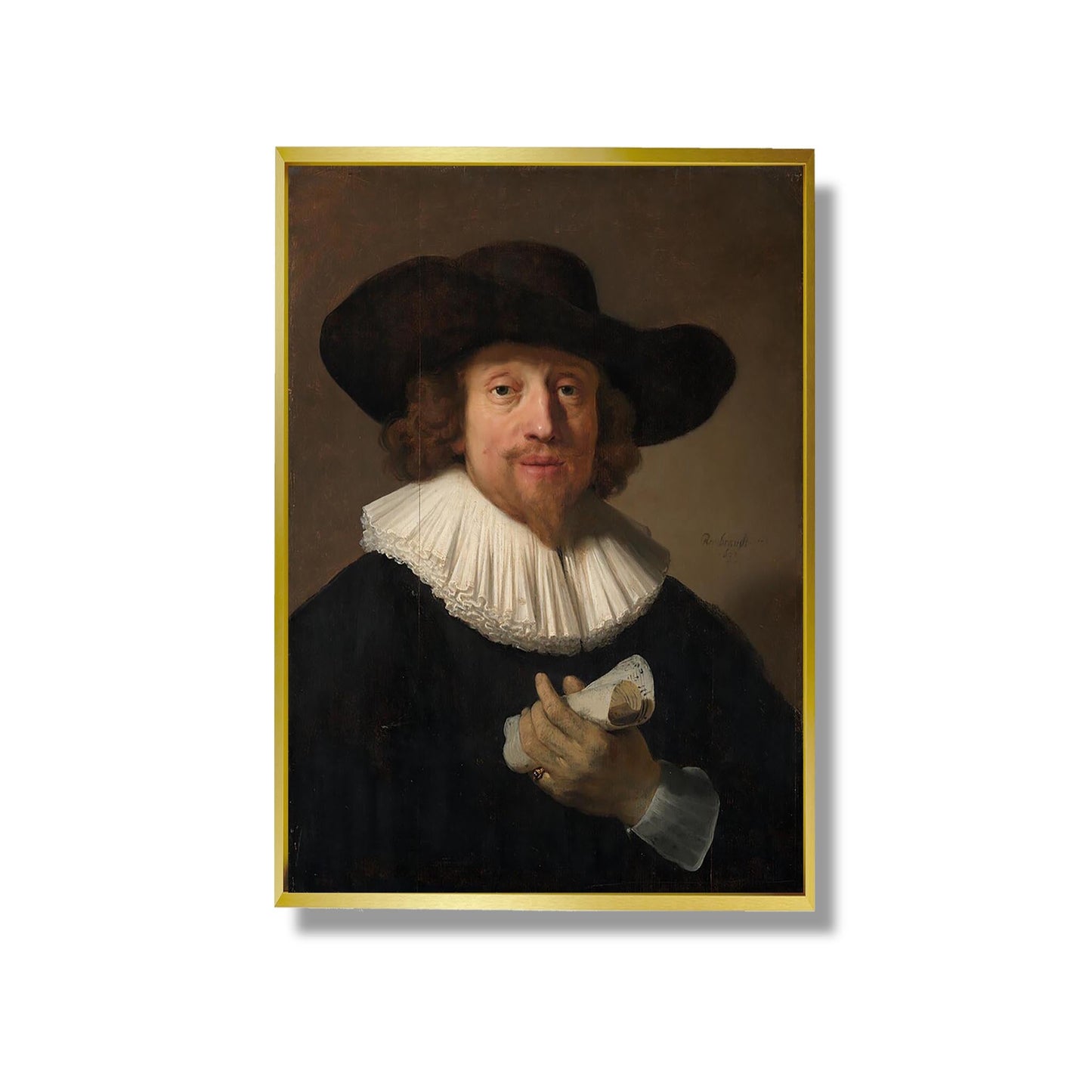 Man with a Sheet Music - Rembrandt