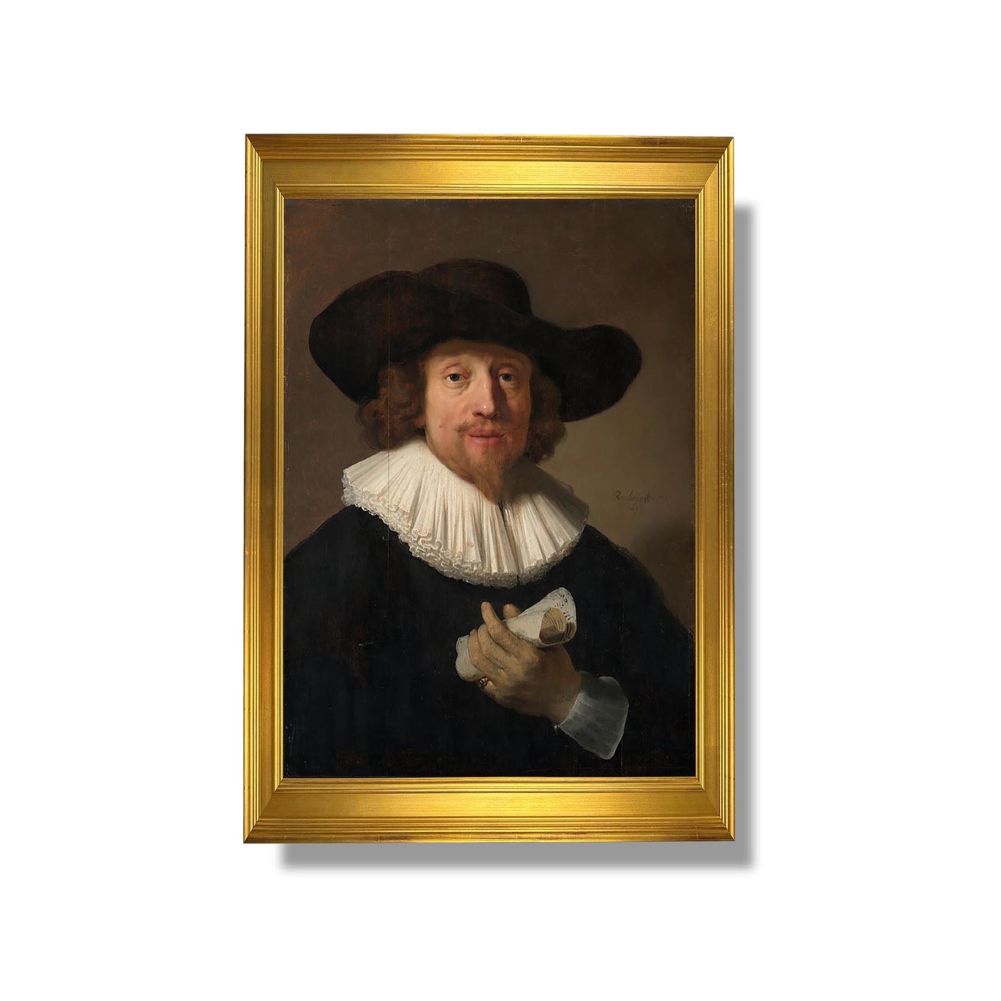 Homme avec une partition de musique - Rembrandt