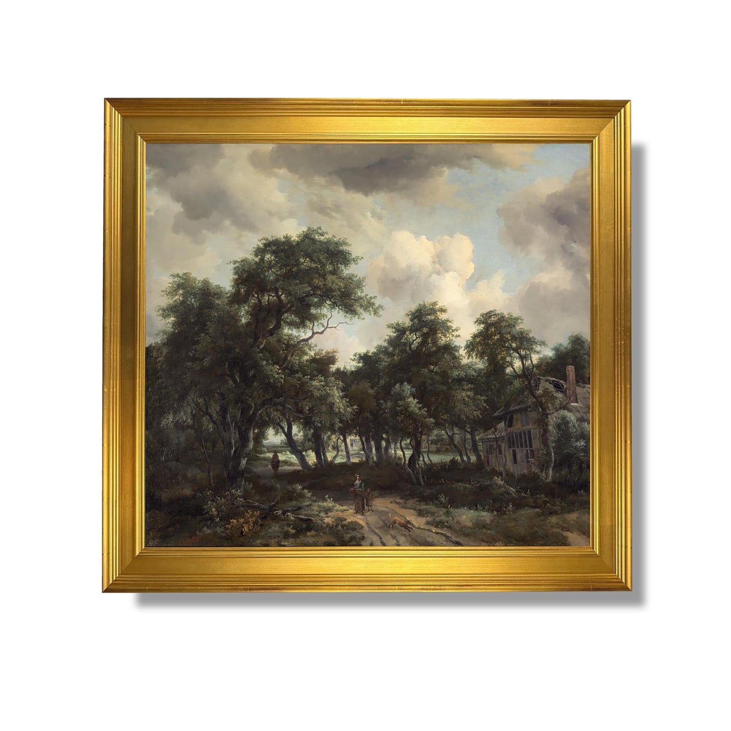Hut among Trees - Meindert Hobbema