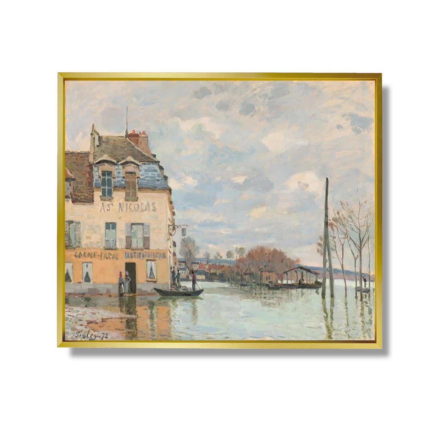 Inondation au Port-Marly - Alfred Sisley