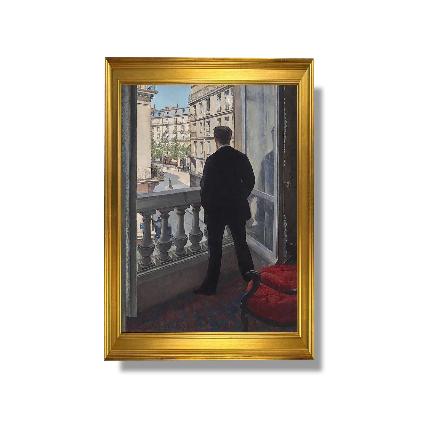 Jeune homme à la fenêtre - Gustave Caillebotte