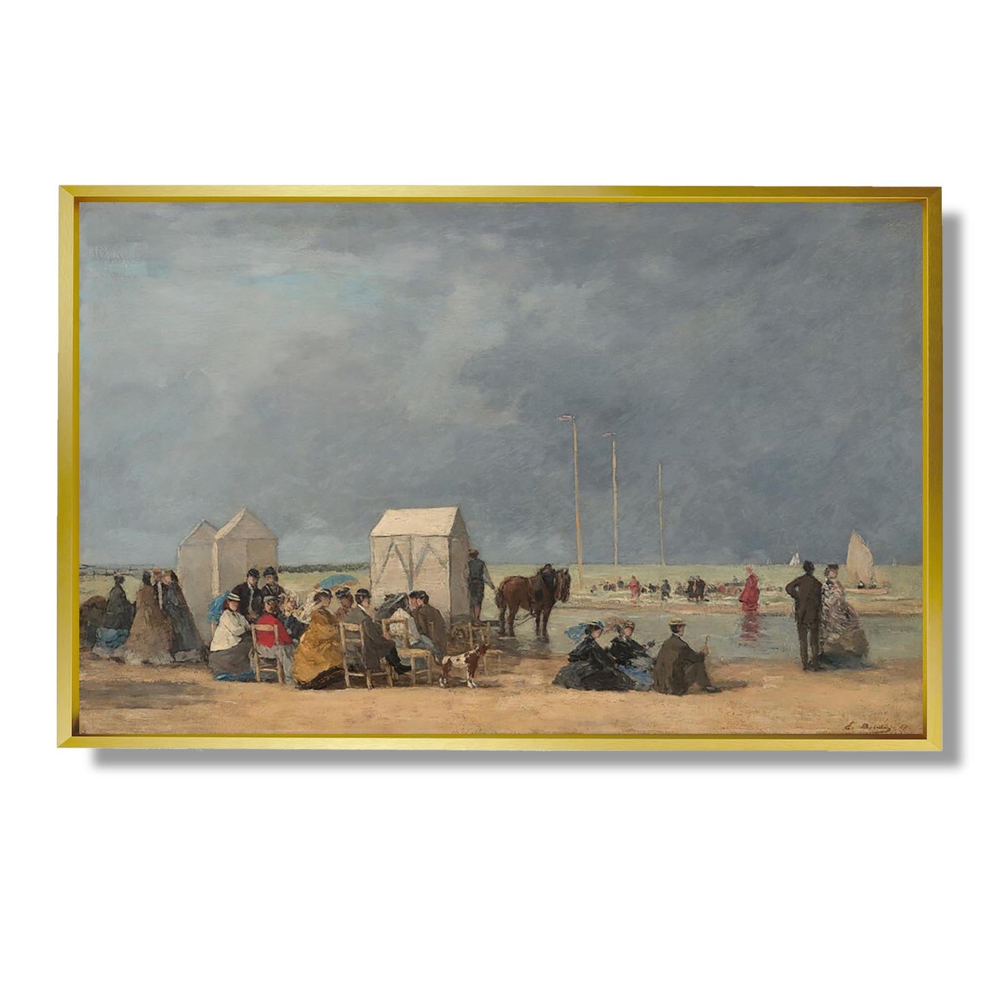 L'Heure du Bain à Deauville - Eugène Boudin