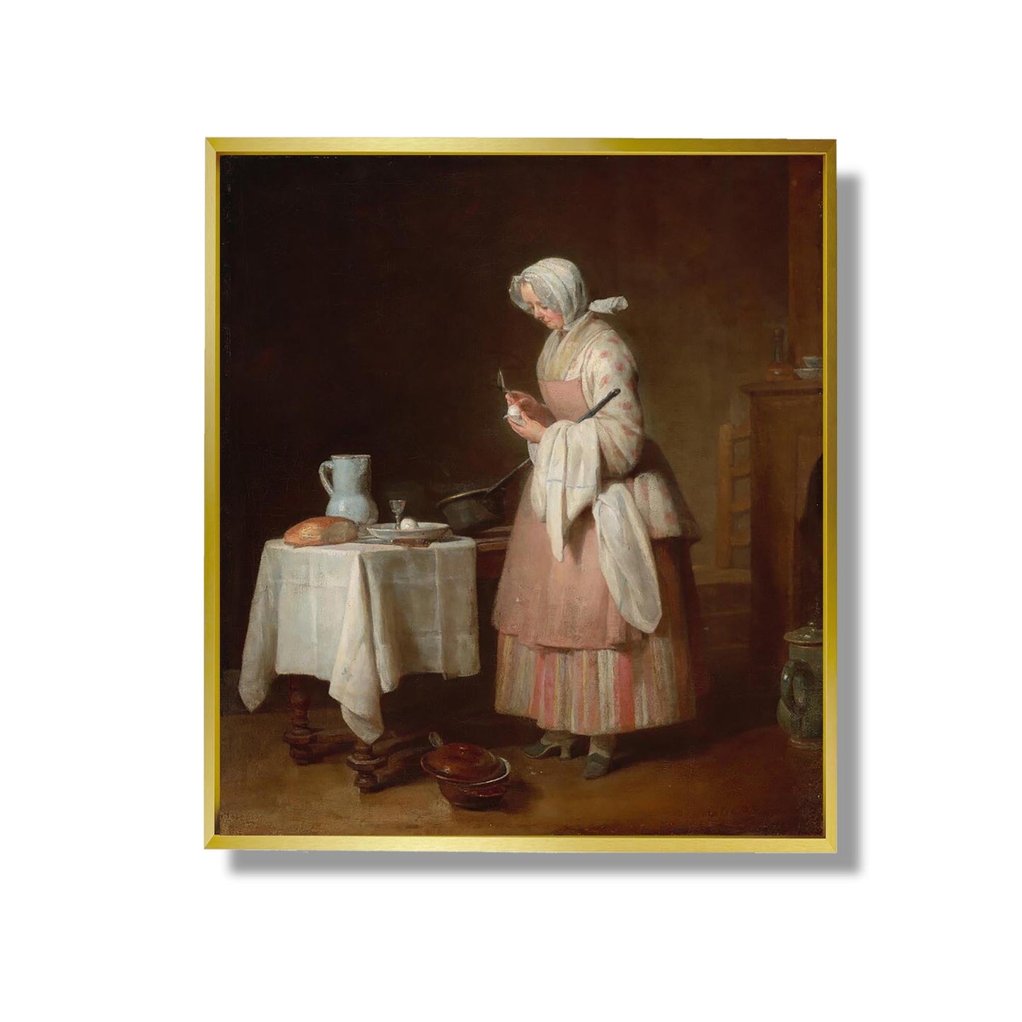 L'infirmière attentionnée - Jean Siméon Chardin