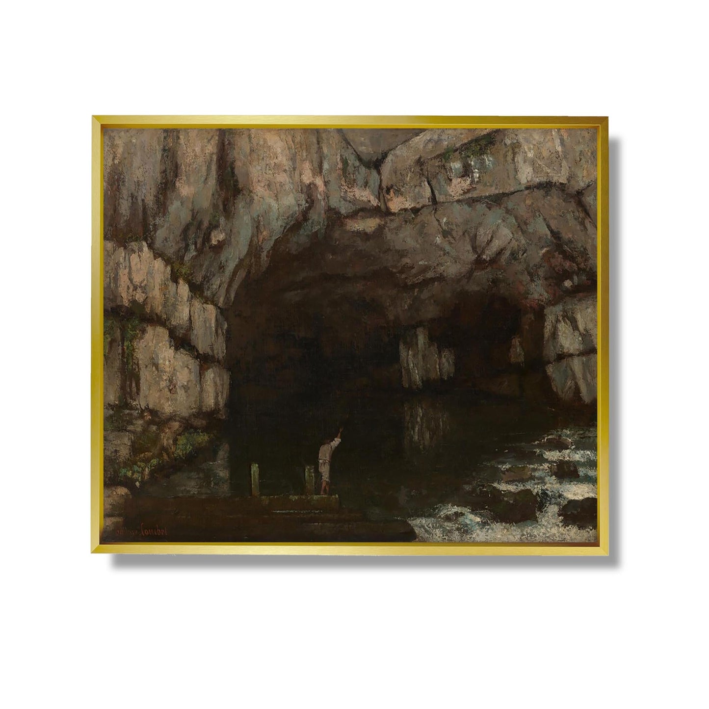 La Grotte de la Loue - Gustave Courbet