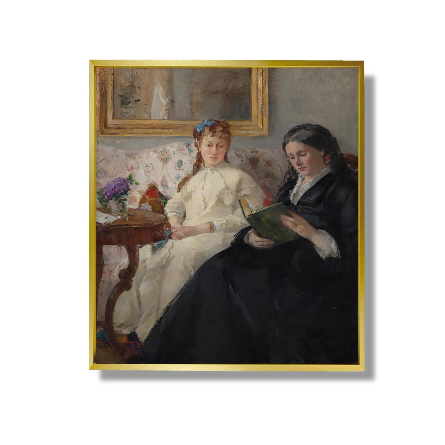 Die Mutter und Schwester des Künstlers - Berthe Morisot
