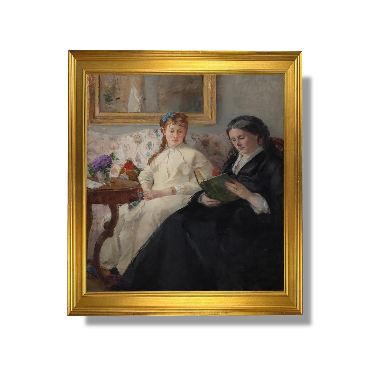 The Artist's Mother and Sister - Berthe Morisot