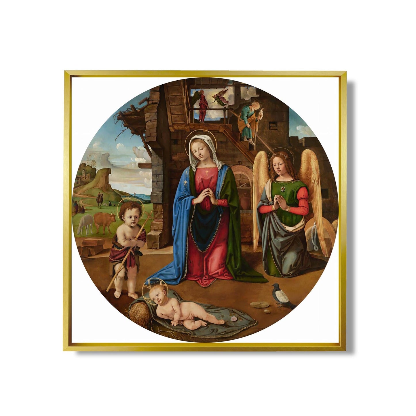 La Nativité avec le petit saint Jean - Piero di Cosimo