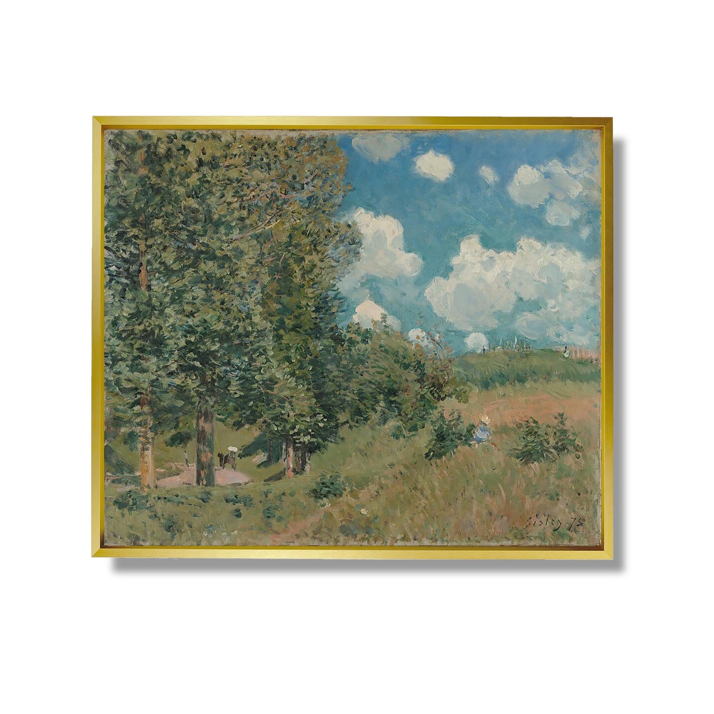 Der Weg von Versailles nach Saint-Germain - Alfred Sisley
