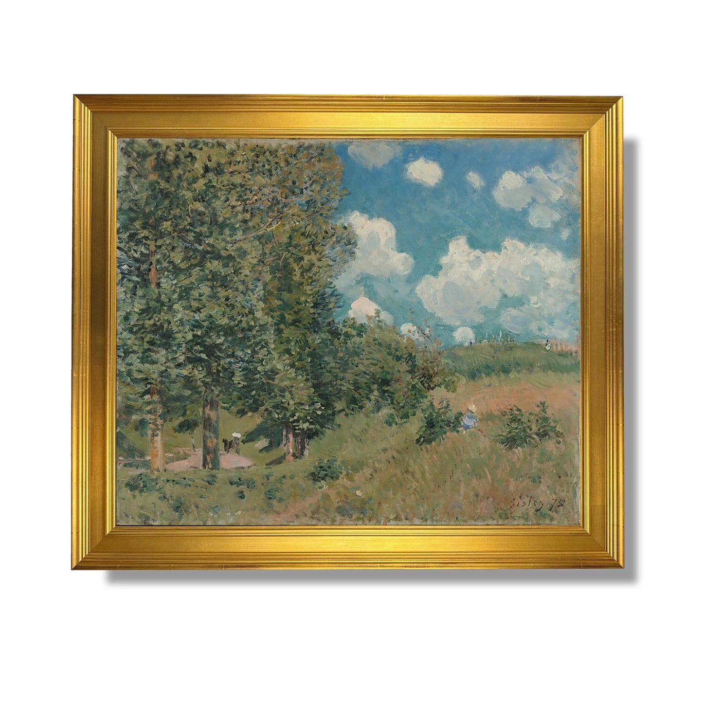 The Road from Versailles to Saint-Germain - Alfred Sisley