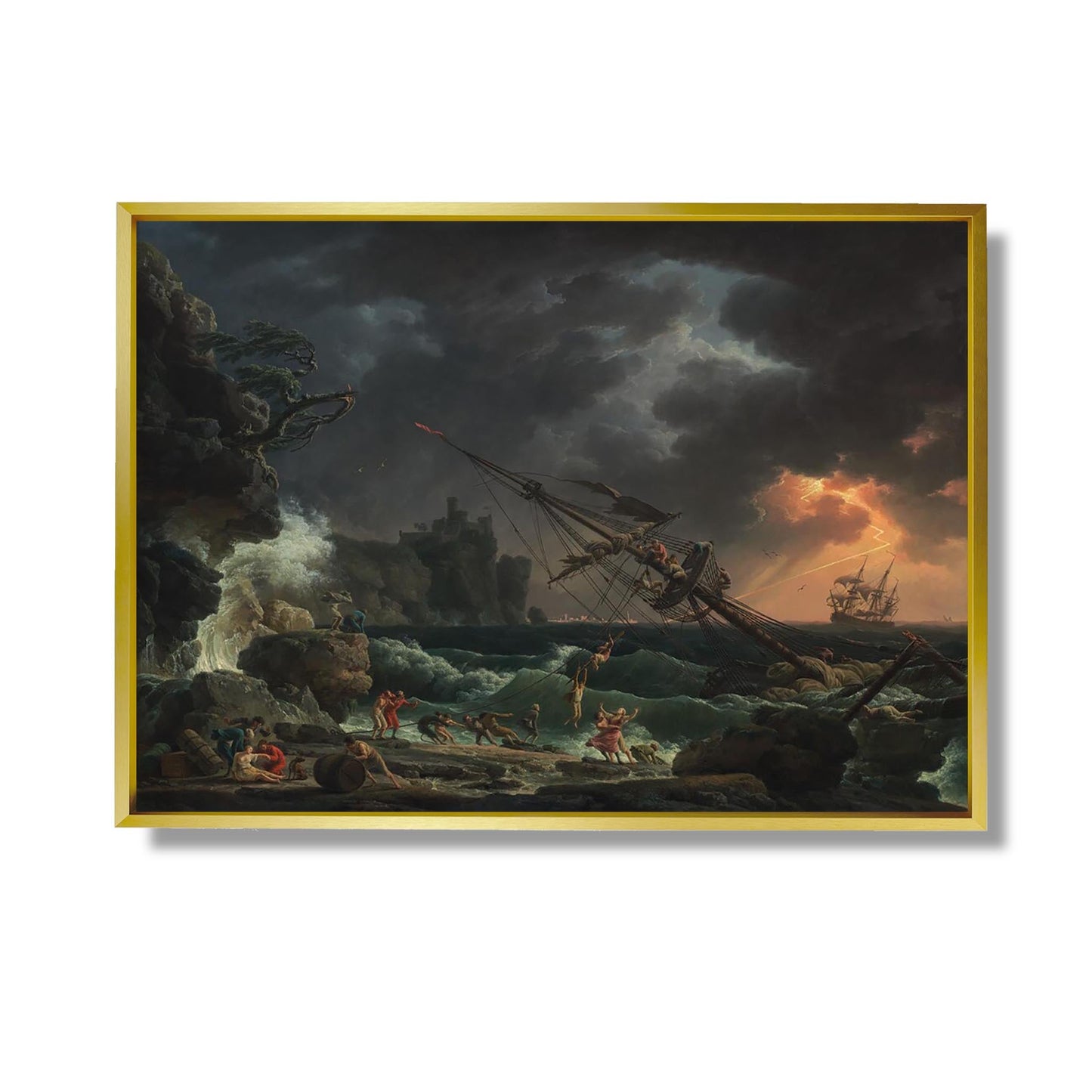 La tempête - Claude-Joseph Vernet