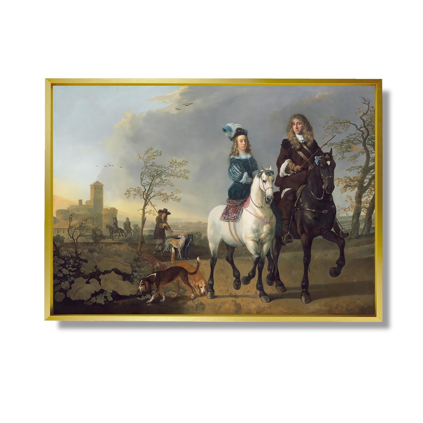 Lady and Gentleman on Horseback - Aelbert Cuyp