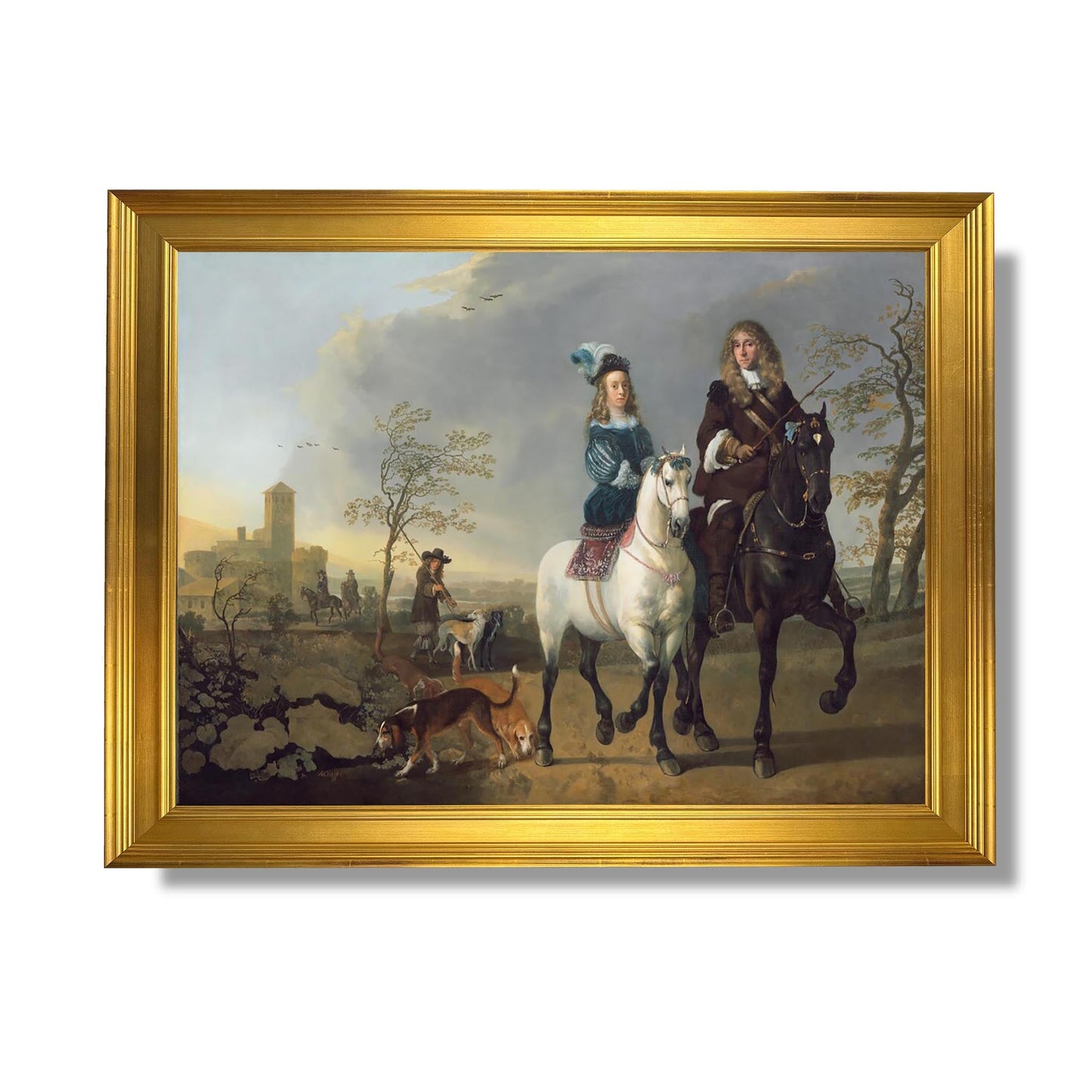 Lady and Gentleman on Horseback - Aelbert Cuyp