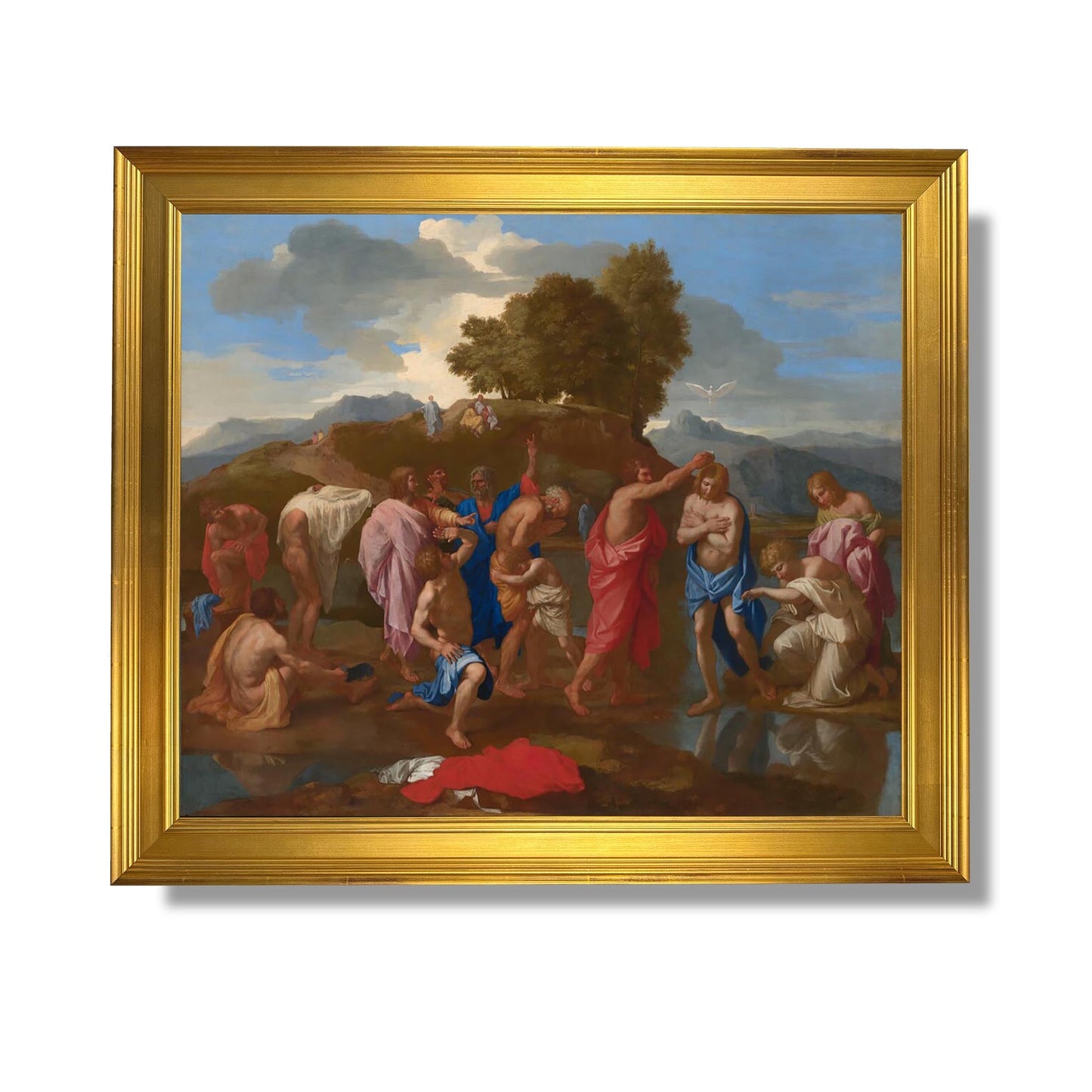 Le Baptême du Christ - Nicolas Poussin