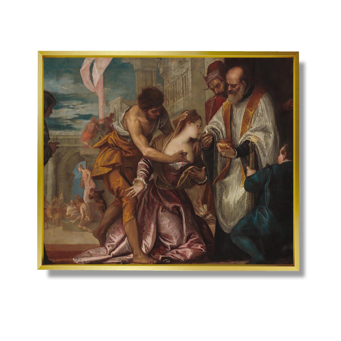 Le Martyre et la Dernière Communion de Sainte Lucie - Veronese