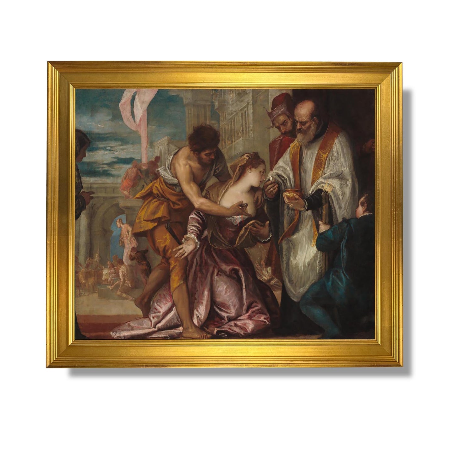 Le Martyre et la Dernière Communion de Sainte Lucie - Veronese