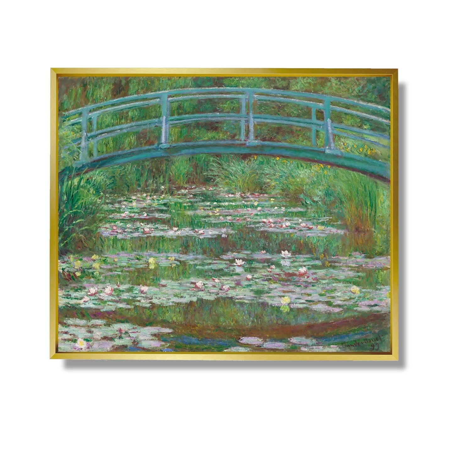 Die japanische Brücke - Claude Monet