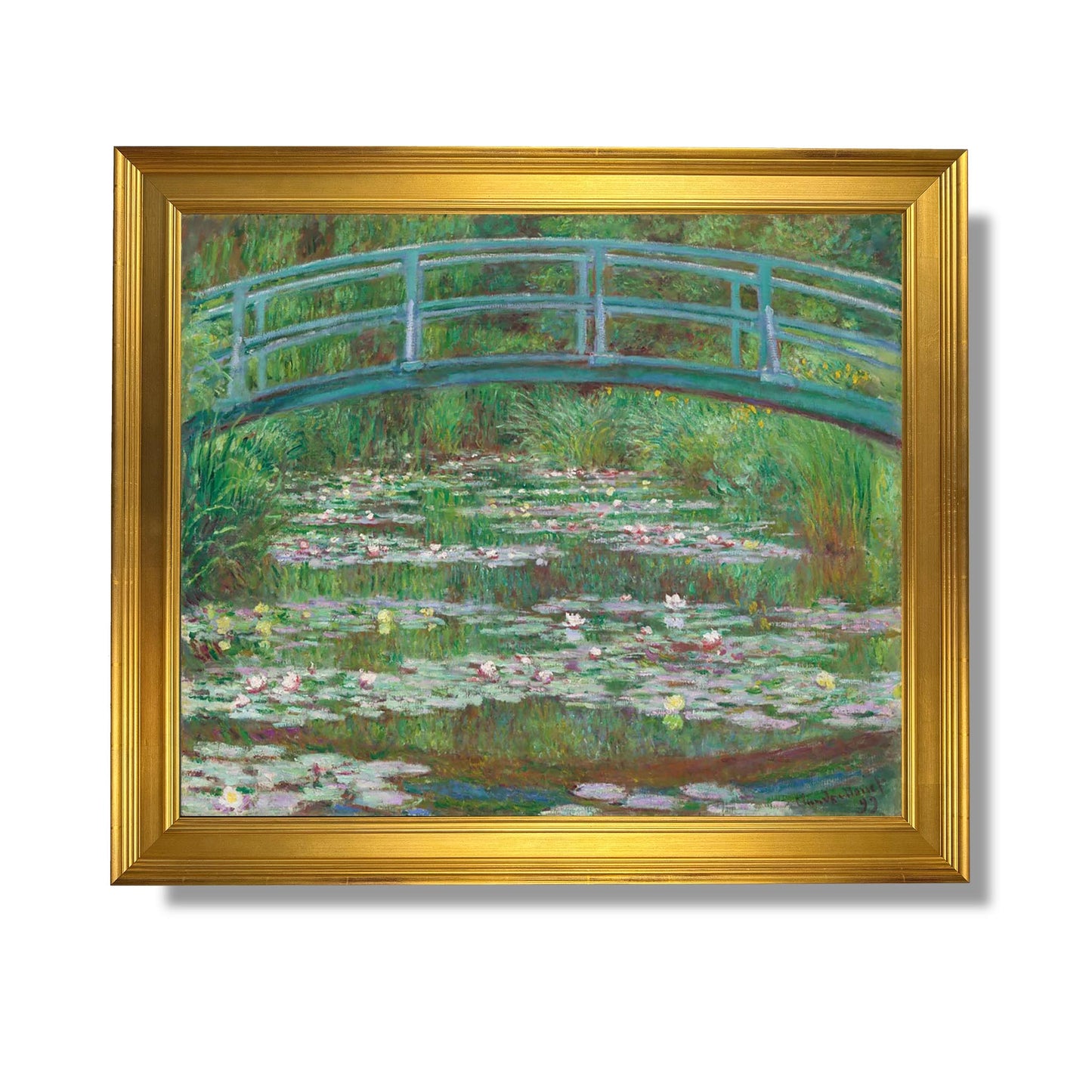 Die japanische Brücke - Claude Monet