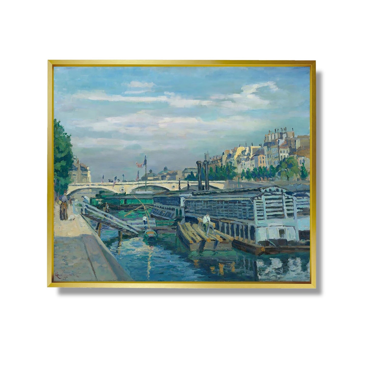 Le Pont de Louis Philippe - Jean-Baptiste-Armand Guillaumin