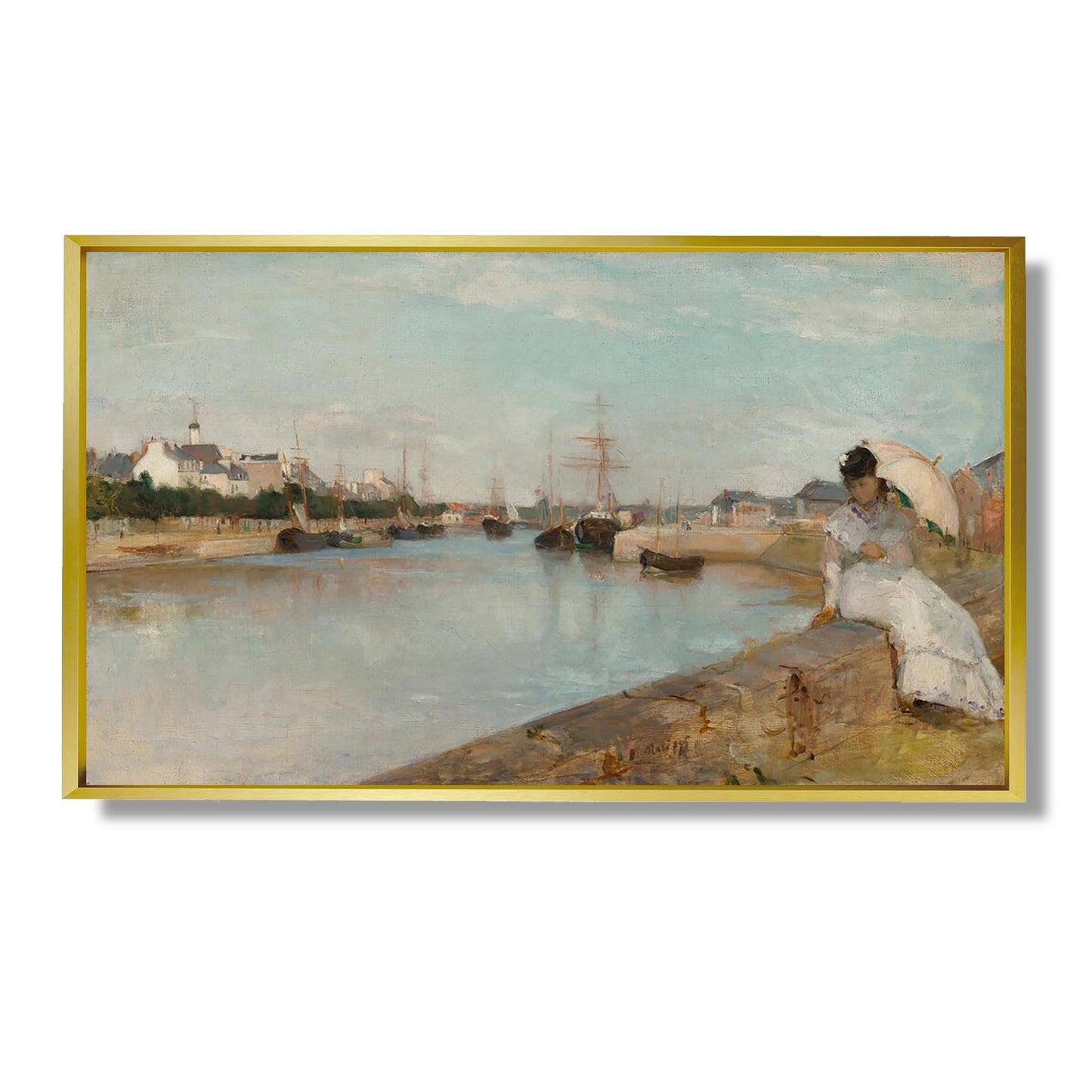 Der Hafen von Lorient - Berthe Morisot