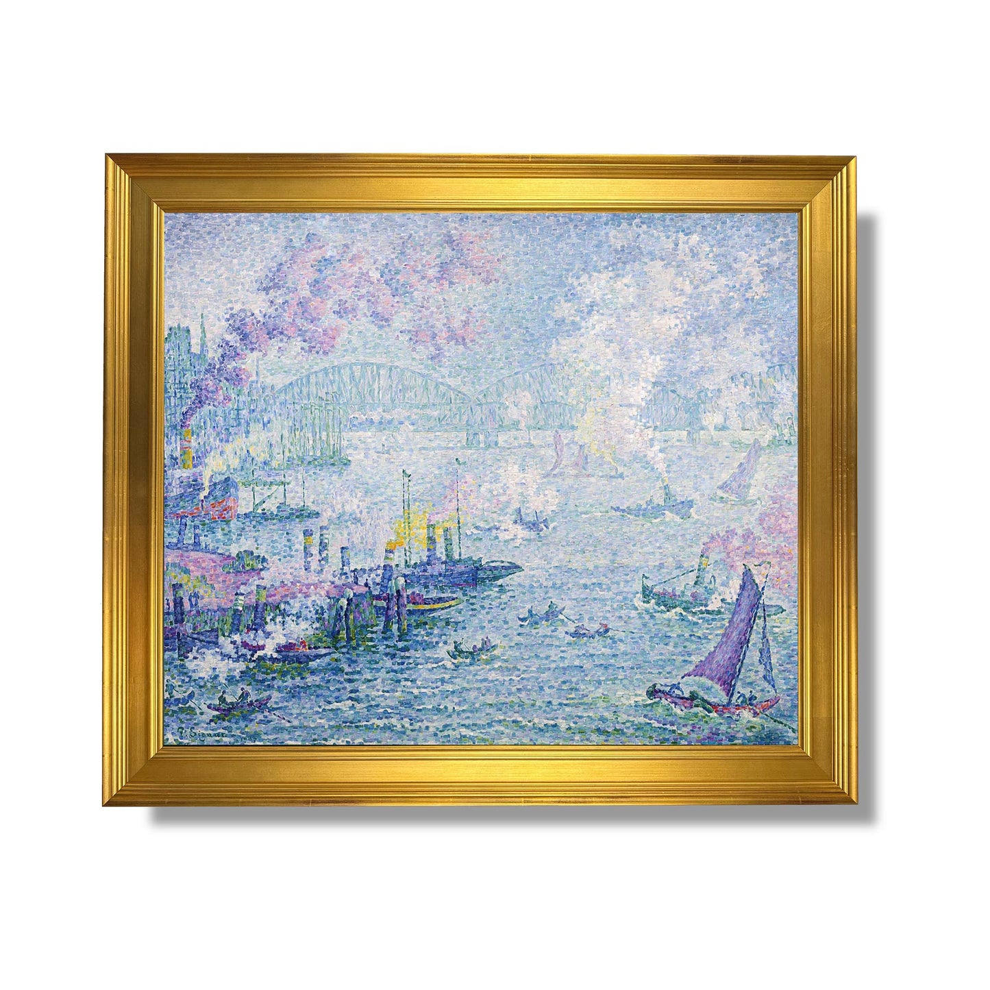 Der Hafen von Rotterdam - Paul Signac